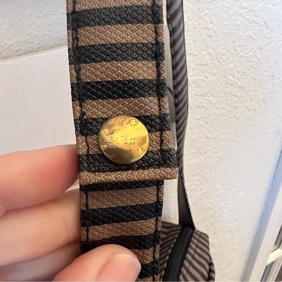 Vintage Allen Edwards Leather Trim Purse - Picture 10 of 14